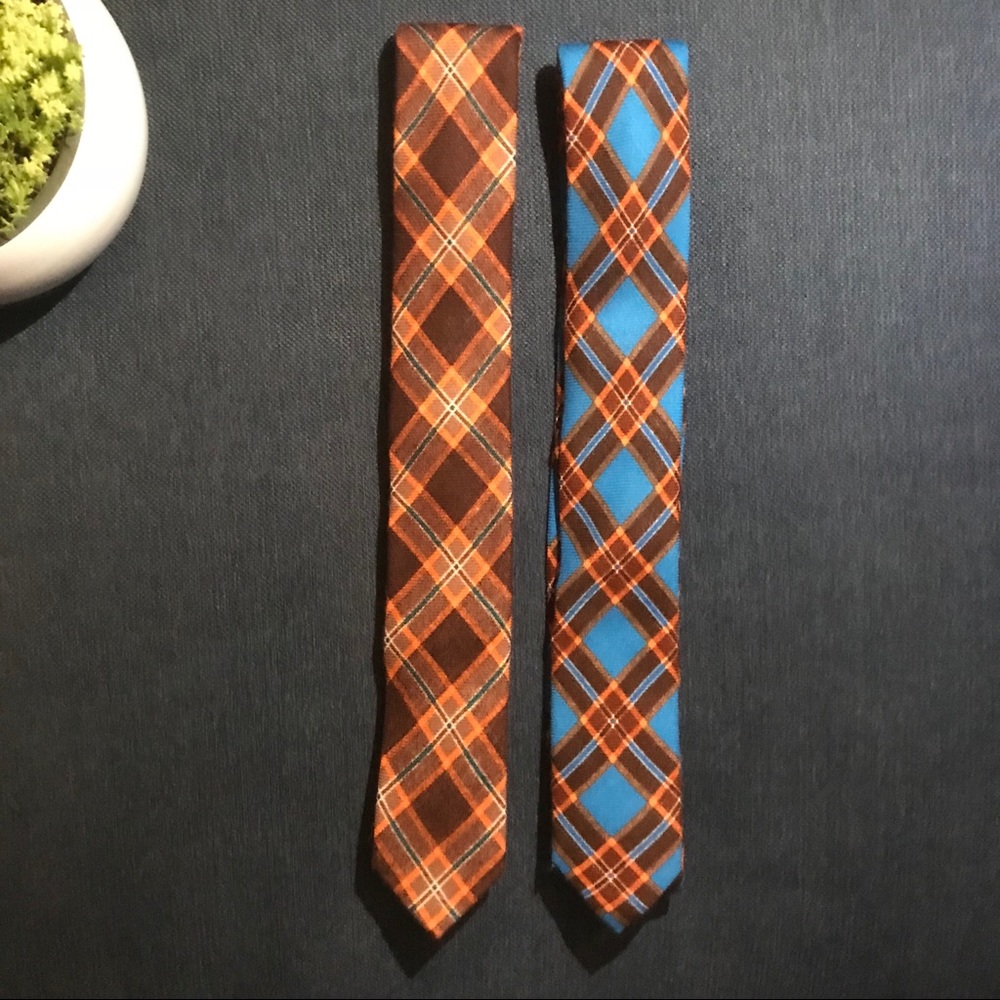 Penguin Plaid Skinny Tie Bundle